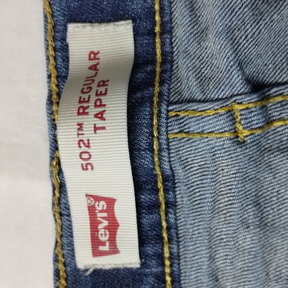 5/$30 ‎ Levi's 502 regular taper boy jeans size 12 reg - Picture 4 of 6